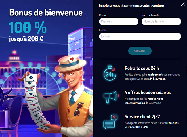 Inscription casino lucky8 Le Meilleur du Casino